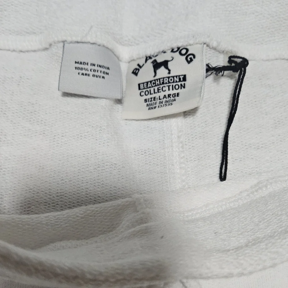 The Black Dog White Terry Skirt. Size L - Picture 2 of 5